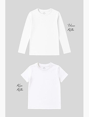 T-shirt de algodão e elastano tommy