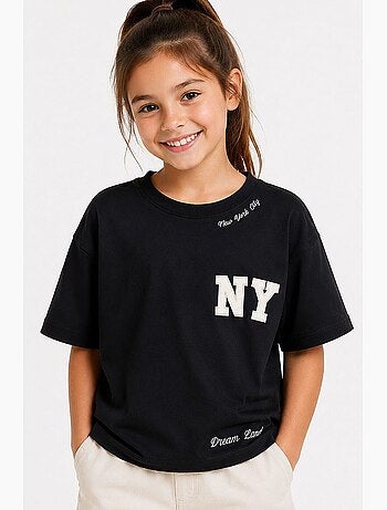 T-shirt de algodão e elastano tommy