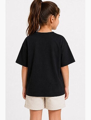 T-shirt de algodão e elastano tommy