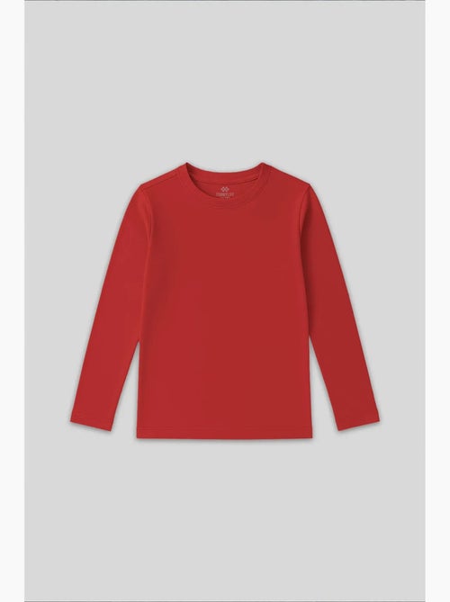 T-shirt de algodão e elastano tommy - Kiabi