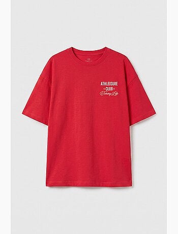 T-shirt de algodão e elastano tommy