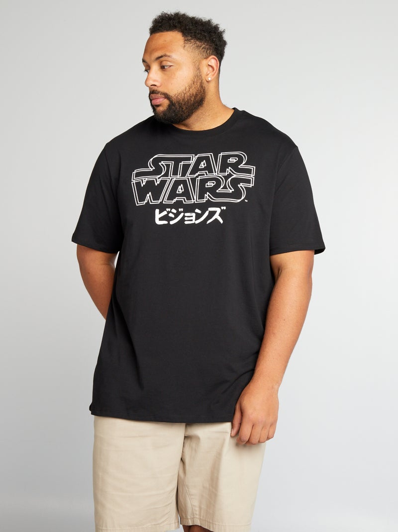 T-shirt de algodão estampada 'Star Wars' BRANCO - Kiabi