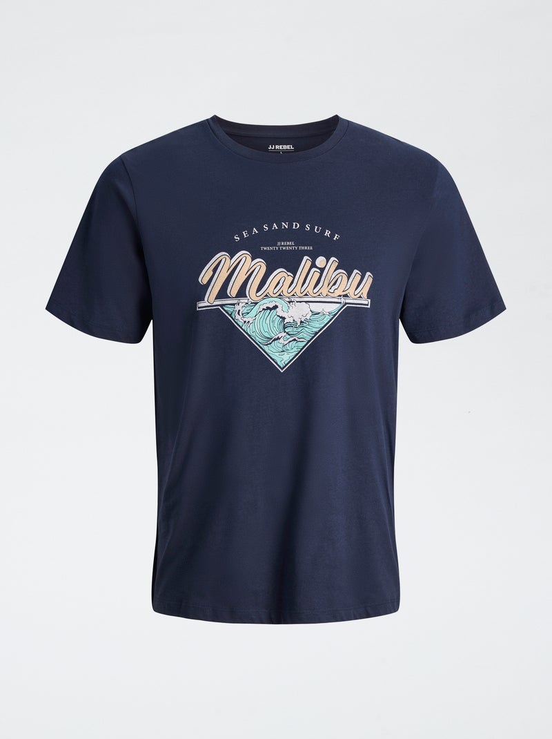T-shirt de algodão 'JJ Rebel' AZUL - Kiabi