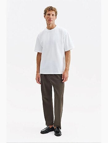 T-shirt de algodão masculina giesto