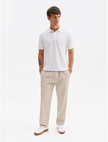 T-shirt de algodão masculina giesto