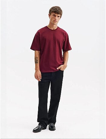 T-shirt de algodão masculina giesto