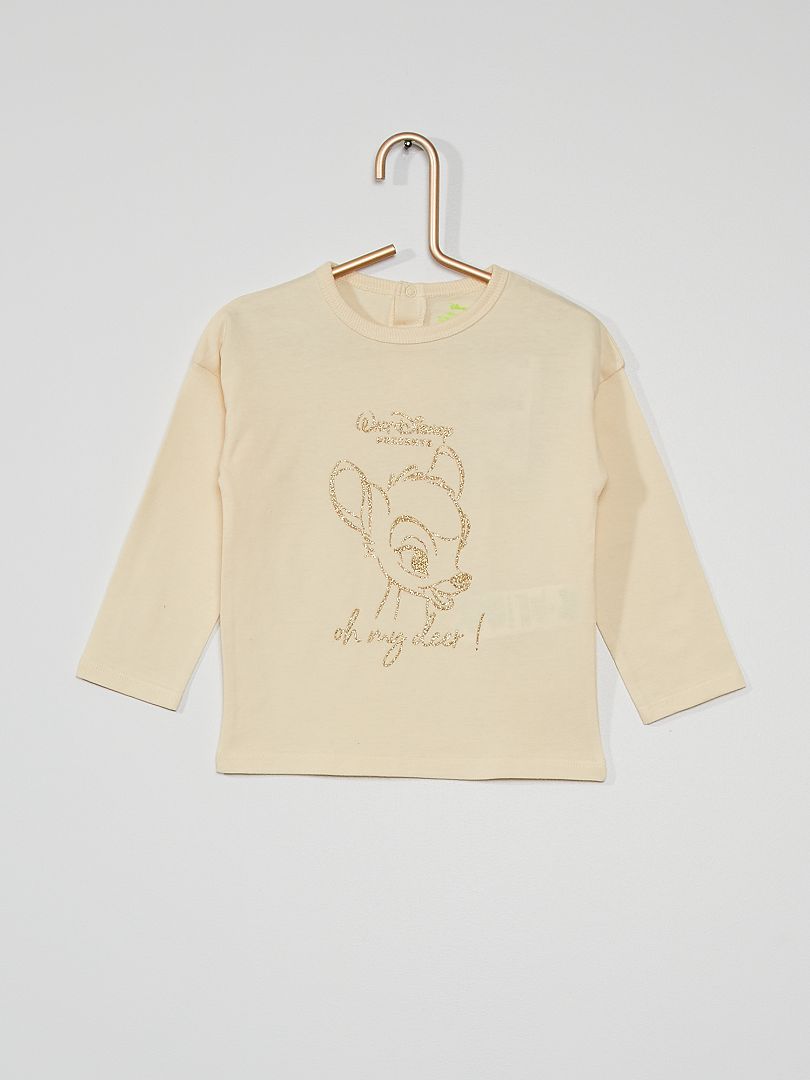 T-shirt de algodão 'Minnie' BRANCO - Kiabi