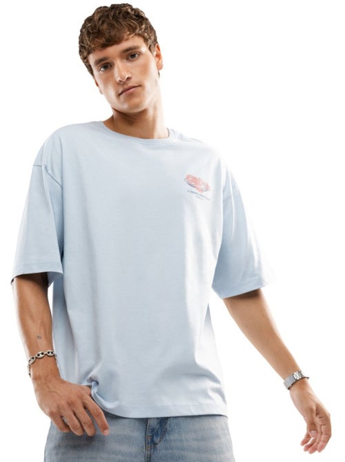 T-shirt de algodão orgânico de manga curta para homem - Kiabi T-shirt de algodão orgânico de manga curta para homem - Kiabi