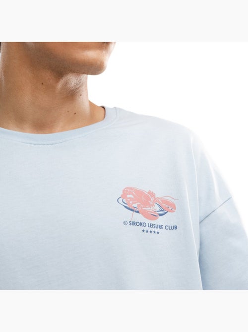 T-shirt de algodão orgânico de manga curta para homem - Kiabi T-shirt de algodão orgânico de manga curta para homem - Kiabi