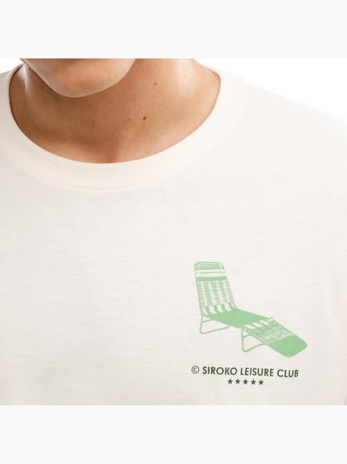 T-shirt de algodão orgânico de manga curta para homem - Kiabi T-shirt de algodão orgânico de manga curta para homem - Kiabi
