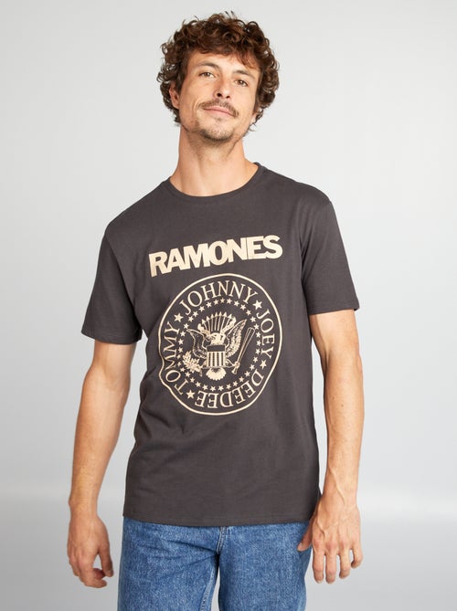 T-shirt de algodão 'Ramones Stone' - Kiabi