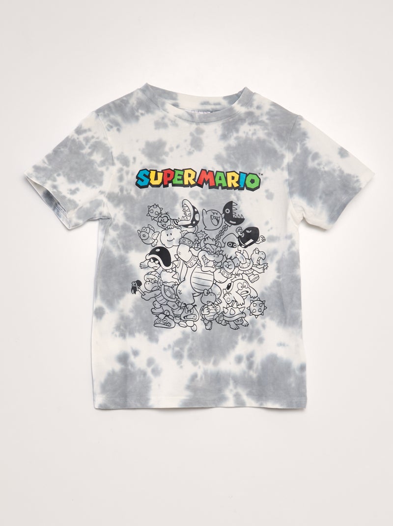 T-shirt de algodão 'Super Mário' BRANCO - Kiabi