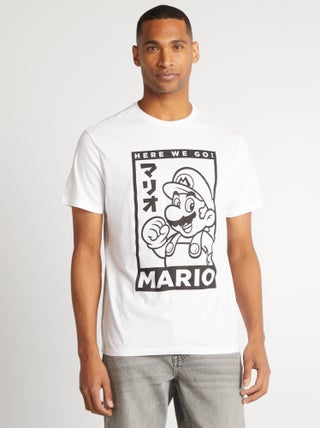 T-shirt de algodão 'Super Mário'