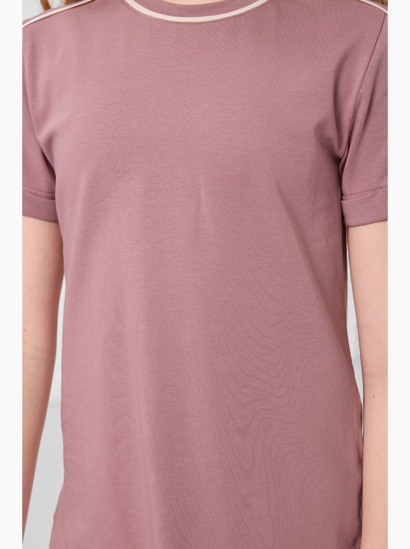 T-shirt de algodão tommy Malva - Kiabi