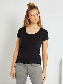 T-shirt de amamentação 2 em 1 - Kiabi