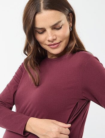 T-shirt de amamentação básica