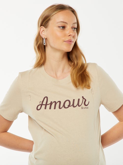 T-shirt de amamentação - Kiabi