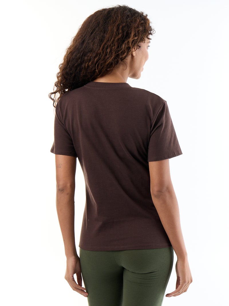 T-shirt de amamentação Castanho - Kiabi