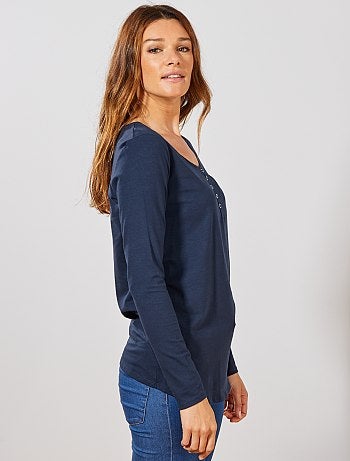 T-shirt de amamentação com abertura à frente - Kiabi