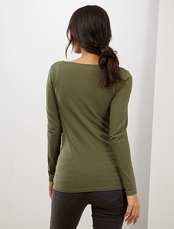 T-shirt de amamentação com abertura à frente - Kiabi