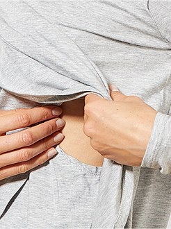 T-shirt de amamentação com abertura à frente - Kiabi