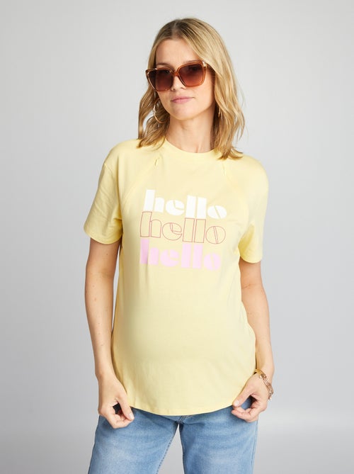 T-shirt de amamentação com aberturas - Kiabi