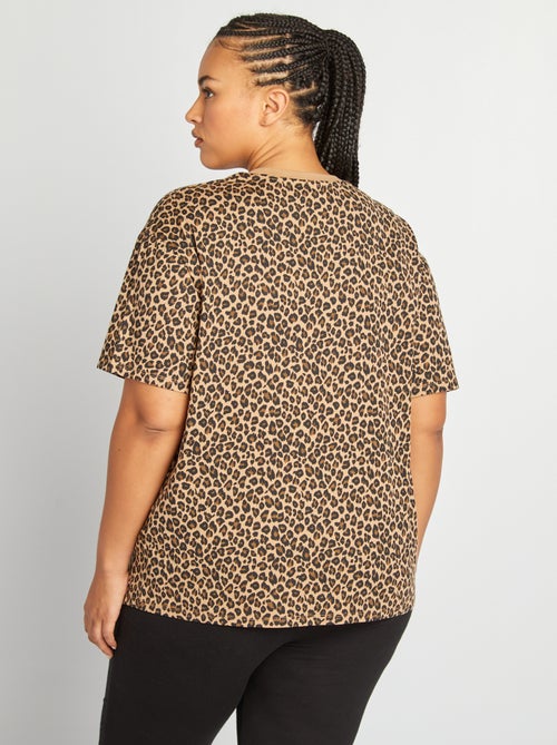 T-shirt de amamentação com gola redonda - Kiabi