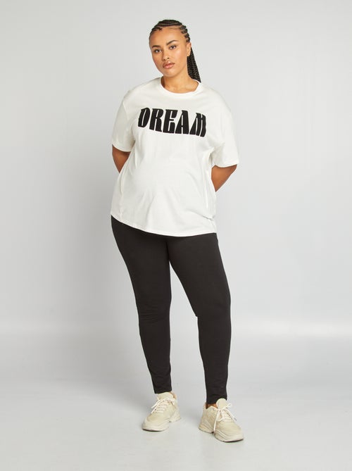 T-shirt de amamentação com gola redonda - Kiabi