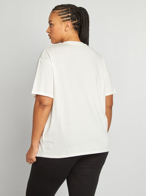 T-shirt de amamentação com gola redonda - Kiabi