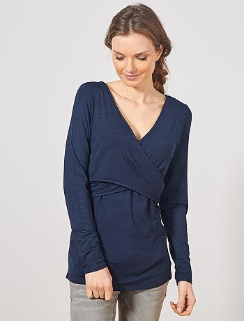 T-shirt de amamentação cruzada - Kiabi