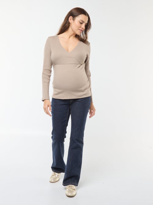 T-shirt de amamentação cruzada - Kiabi