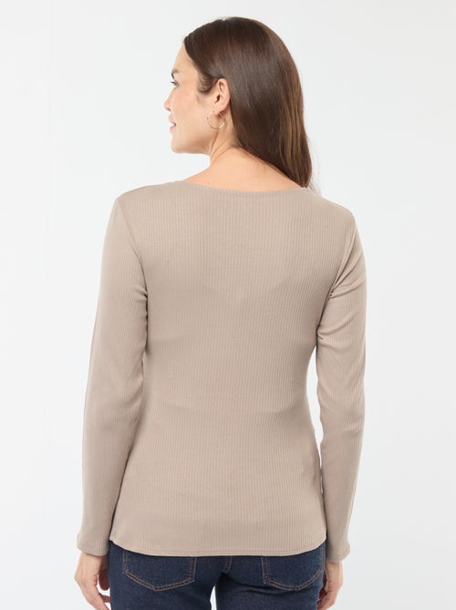 T-shirt de amamentação cruzada - Kiabi