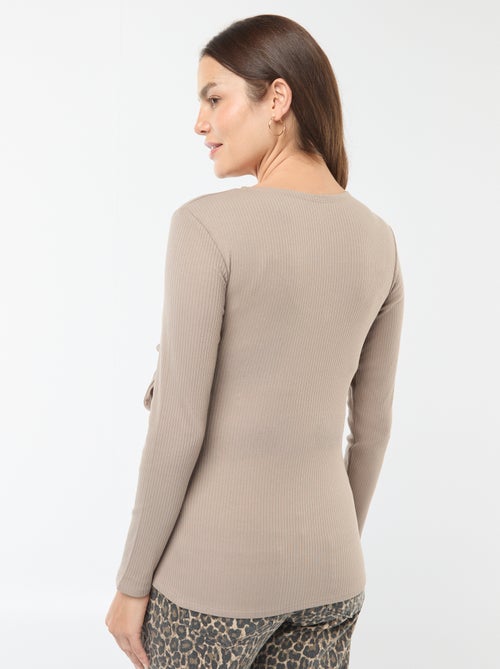 T-shirt de amamentação cruzada - Kiabi