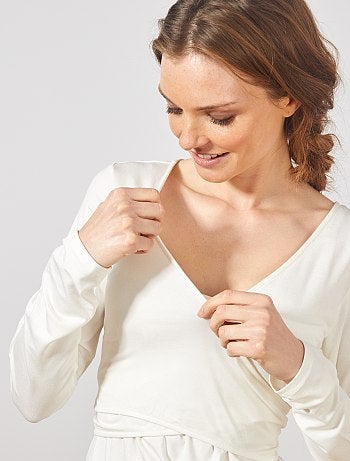 T-shirt de amamentação cruzada - Kiabi