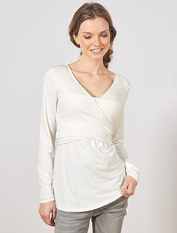 T-shirt de amamentação cruzada - Kiabi