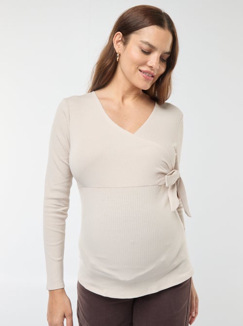 T-shirt de amamentação cruzada - Kiabi