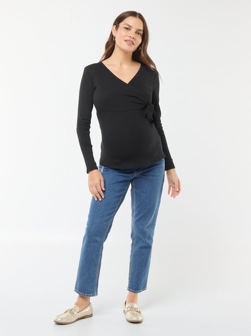 T-shirt de amamentação cruzada - Kiabi