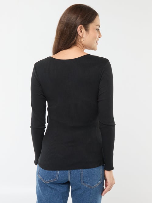 T-shirt de amamentação cruzada - Kiabi