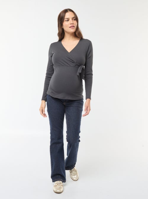 T-shirt de amamentação cruzada - Kiabi