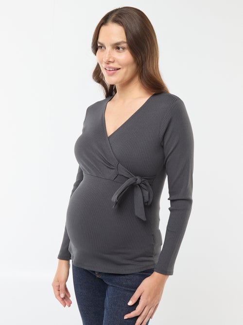 T-shirt de amamentação cruzada - Kiabi