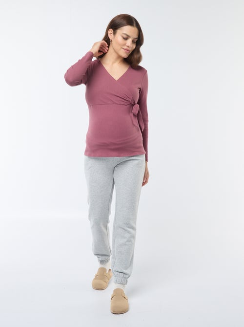 T-shirt de amamentação cruzada - Kiabi