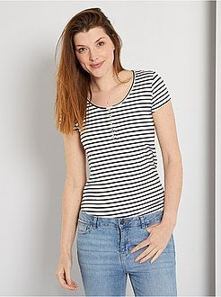 T-shirt de amamentação de conceção ecológica - Kiabi