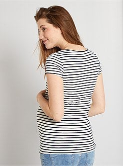 T-shirt de amamentação de conceção ecológica - Kiabi