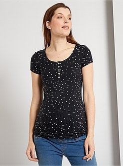 T-shirt de amamentação de conceção ecológica - Kiabi