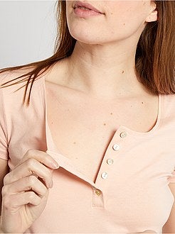 T-shirt de amamentação de conceção ecológica - Kiabi