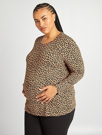 T-shirt de amamentação em jersey