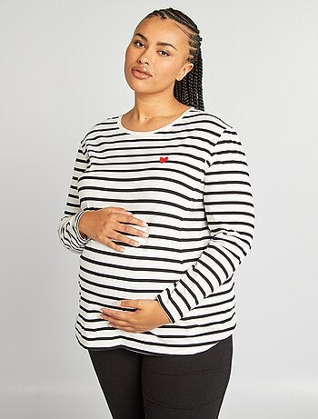 T-shirt de amamentação em jersey
