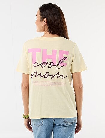 T-shirt de amamentação estampada