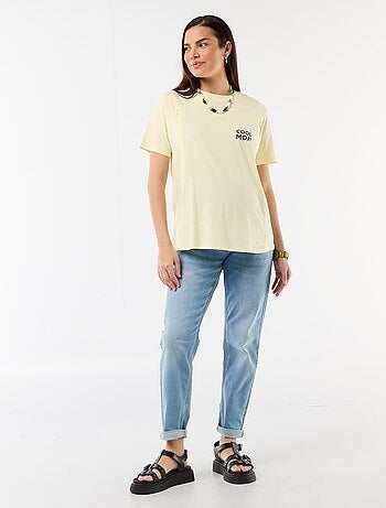 T-shirt de amamentação estampada