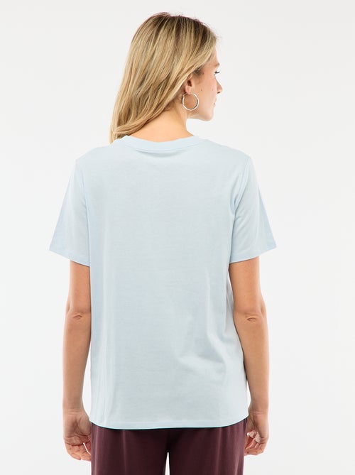 T-shirt de amamentação estampado de manga curta - Kiabi